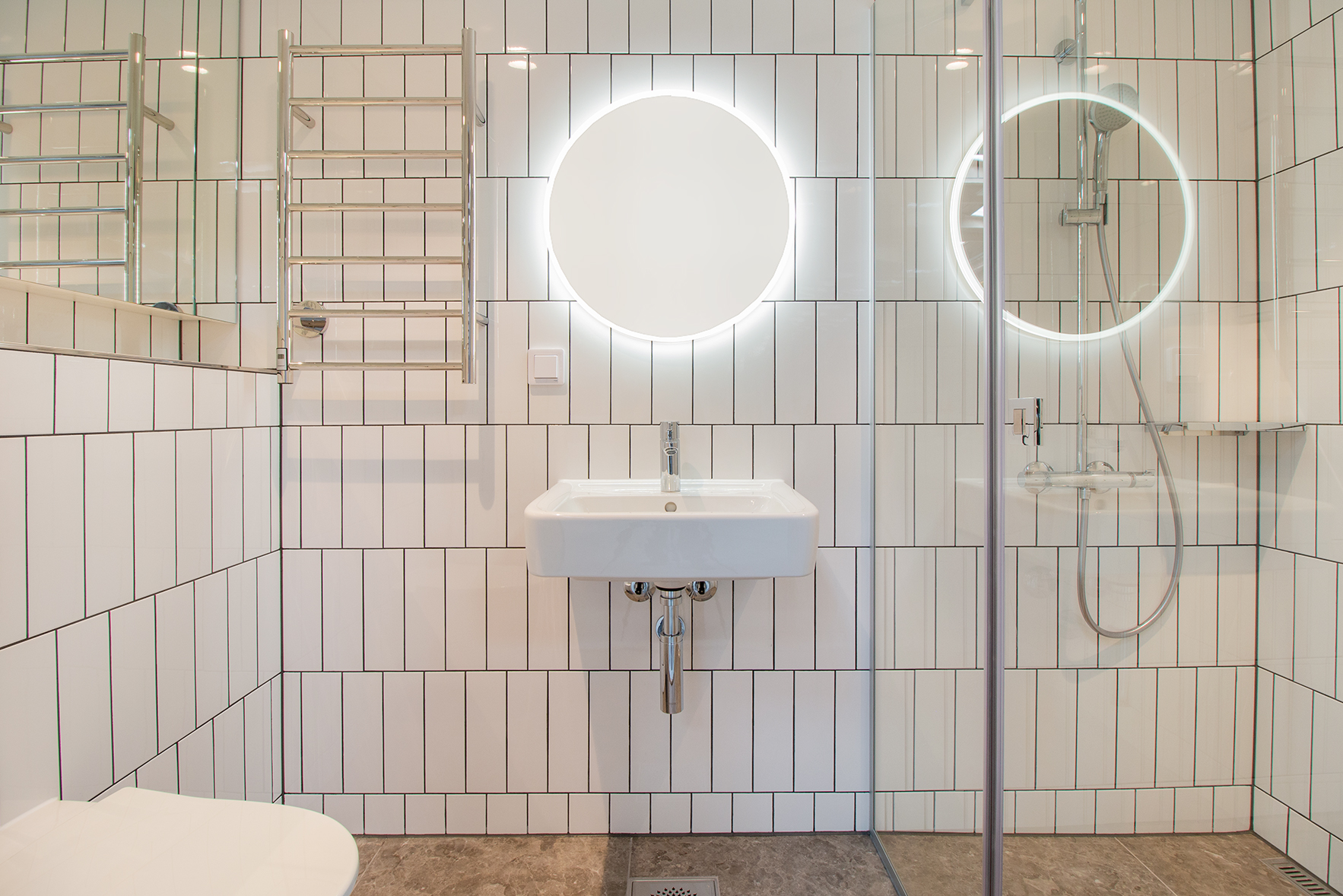 Bagni prefabbricati per Music Tower Hotel a Helsinki