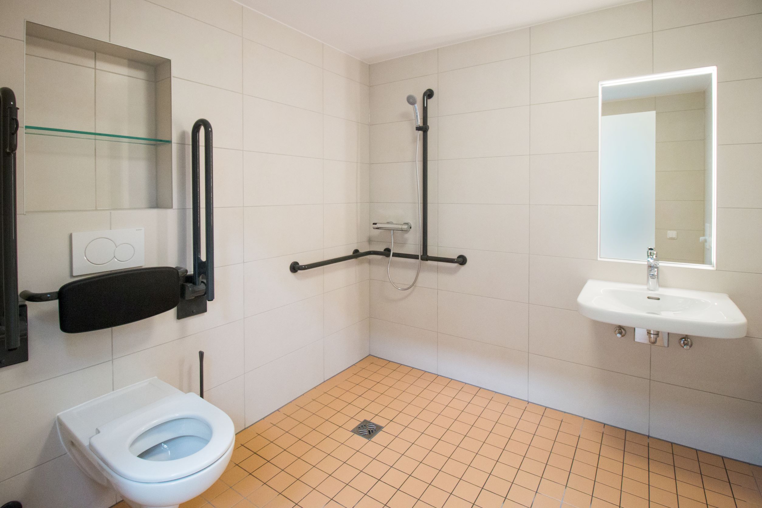 Prefabricated bathroom pods for Care home Presqu'île Sorne in Délemont