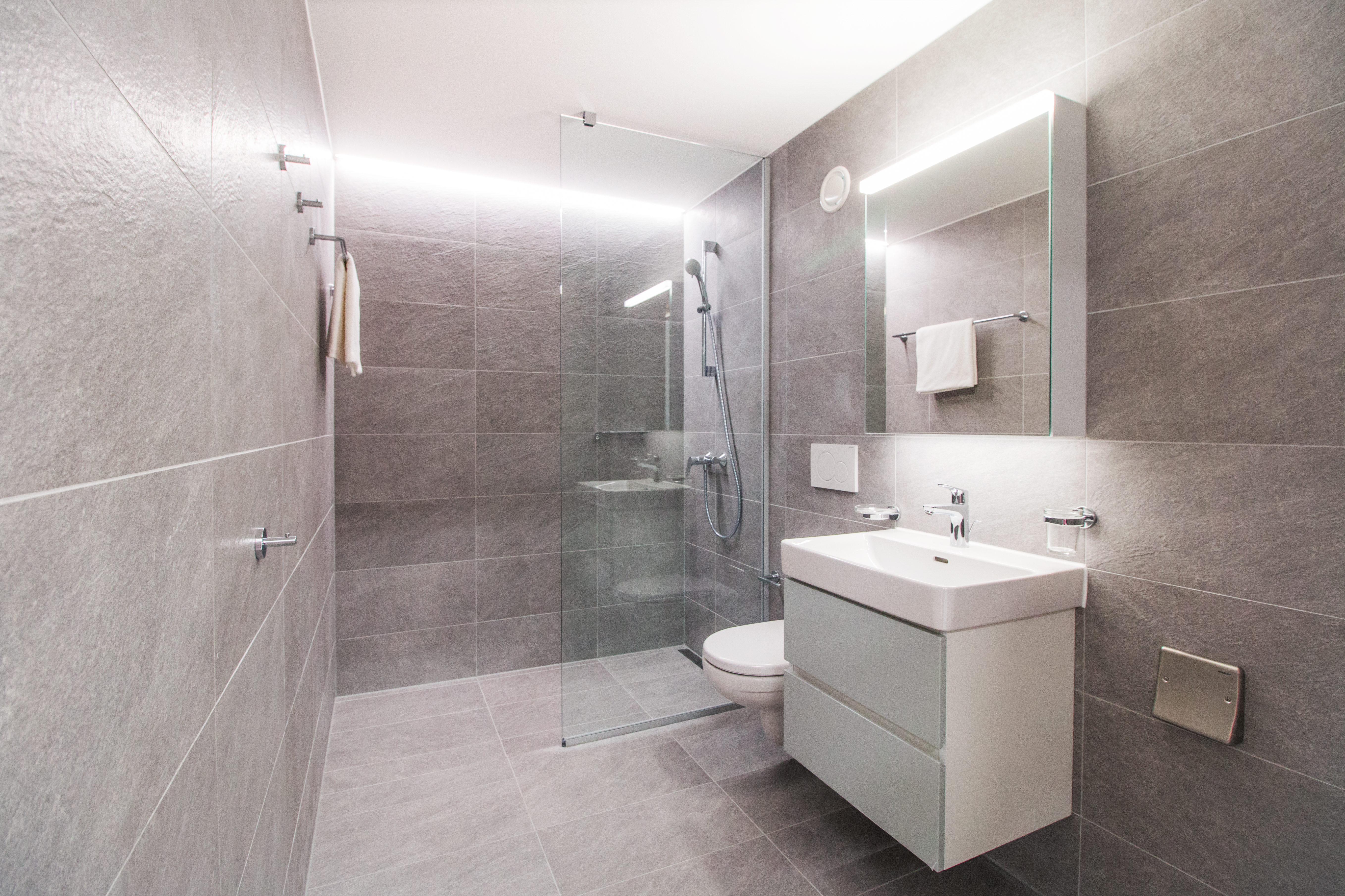 Prefabricated bathroom pods for residential development Logements Locatifs PPA Industrie in Bussigny