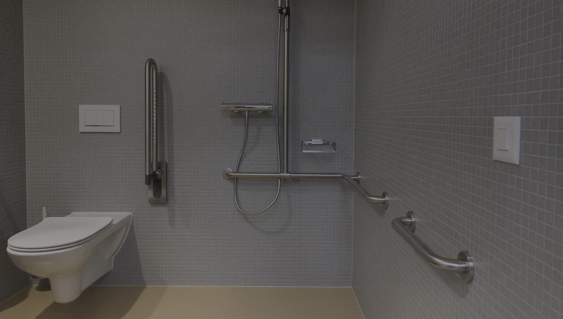 Modular hospital bathrooms